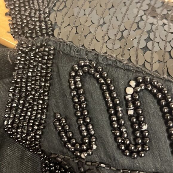 Joseph Le Bon beaded and sequined longline jacket. M - Picture 12 of 12